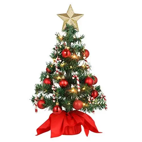 Produktbild: INOOMP Tischtisch Weihnachtsbaum Künstlicher Mini- Weihnachts- Kiefernbaum- Baum Künstliche Mini Weihnachtskiefern Kiefern Ermas Traditionelle Innenkünstlinge Künstliche Dekoration