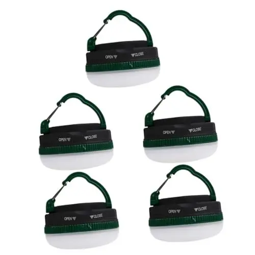 Produktbild: INOOMP Tragbare Laterne 5st Led-außenleuchten Usb-aa-batterie Campinglampe Geführte Laterne Zeltlampe Camping Zelt Lichter Hängendes Zeltlicht Notlicht Wasserdichtes Licht Bauch Tragbar