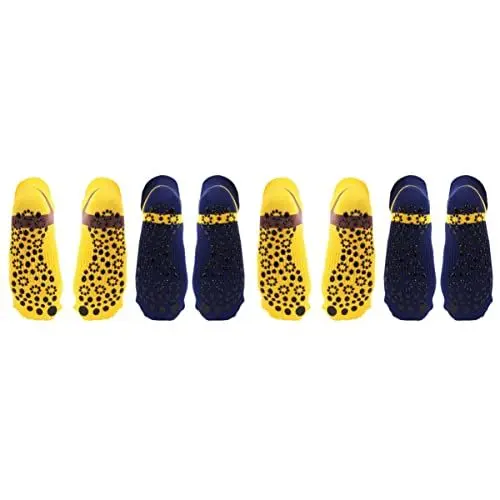 Produktbild: INOOMP Yoga-Zubehör 4 Paare Sportsocken Für Damen Nicht-Yoga-socken Yogasocken Aus Baumwolle Frauen Yoga Socken Yogasocken Für Frauen Runder Kopf Wadensocken Fräulein Yoga-Ausrüstung