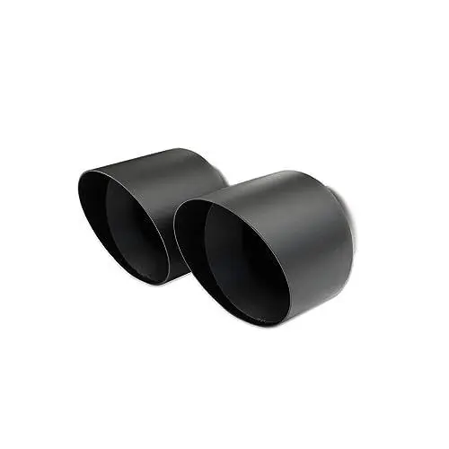 Produktbild: InoXcar 100% Edelstahl Sportauspuff kompatibel mit Volkswagen Golf VII 1.4 125PS 2013-2x80mm Ceramic Black
