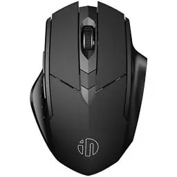 Produktbild: inphic Maus kabellos, Silent wiederaufladbare Bluetooth-Funkmaus (Tri-Mode: BT 5.0/4.0+2.4G), Ergonomische tragbare Maus Bluetooth für Laptop PC Computer, Mac OS,Android,Windows, Schwarz