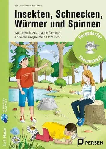 Produktbild: Insekten, Schnecken, Würmer und Spinnen: Spannende Materialien für einen abwechslungsreichen Unterricht (3. und 4. Klasse)