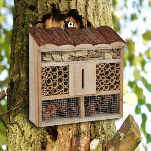 Produktbild: Insektenhotel Insektenhaus ideal als Nist- und Überwinterungshilfe 57205