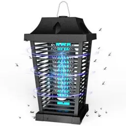 Produktbild: Insektenvernichter Elektrisch, UV Mückenlampe Beseitigen Sie Mücken Motten, 20W 4500V Leistungsstarker Wasserdichter Elektronischer Mückenvernichter, Fliegenfallen für Innen und Aussen Terrasse Gärten
