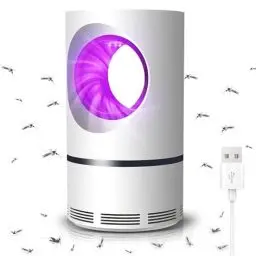 Produktbild: Insektenvernichter, Fliegenfalle Innenbereich, USB Elektrischer Elektrisch Fliegenfalle, 360° Mückenfalle Mückenlampe, Mückenfalle mit Licht, Fruchtfliegenfalle für küche Innen Auße