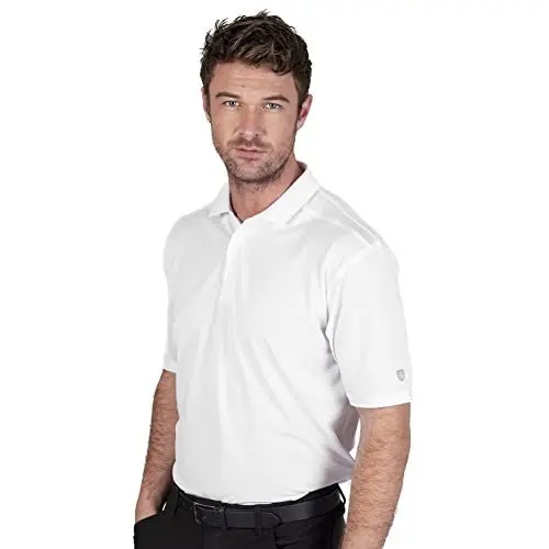 Produktbild: Insel Grün Herren IGTS2086 Micro-Pique CoolPass Polo-Hemd - Weiß - XL