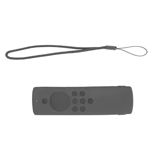 Produktbild: Insignia Fire Tv Remote – Silikon-Fernbedienungsschutz, waschbare Fernbedienungshülle, stoßfester Fernbedienungsschutz für Fire TV Stick Lite (Dark Grey)