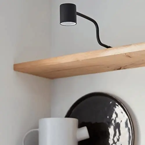 Produktbild: INSPIRE - LED-Spot SVEVA - Schrankleuchte - Wandleuchte - 380 Lm - 4000k - IP20 - L.26 x H.7 x B.4 cm - Metall - Schwarz - LED Strahler - Kleiderschrankleuchte