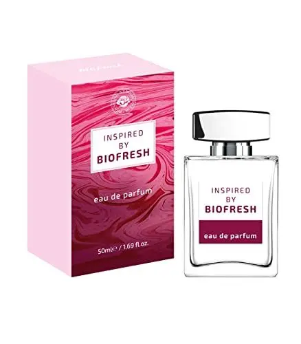 Produktbild: INSPIRED by Biofresh - Eau de Parfum Intense „ Seductive Dance “, Blumig-süßes ORIENTALISCH Damenduft mit Bulgarisches Rosenöl extra eingereicht - 50 ml