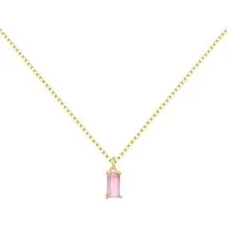 Produktbild: INSPUTOL Halskette, Halsketten für Frauen: 18 Karat vergoldete Halskette, Goldketten für Frauen und Mädchen, Halskette, Damenhalskette, Geburtssteinkette für Frauen und Mädchen, Geschenke (Oktober)