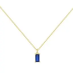Produktbild: INSPUTOL Halskette, Halsketten für Frauen: 18 Karat vergoldete Halskette, Goldketten für Frauen und Mädchen, Halskette, Damenhalskette, Geburtssteinkette für Frauen und Mädchen, Geschenke (September)