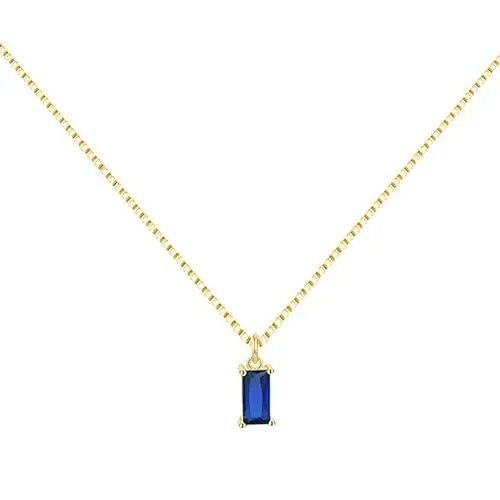 Produktbild: INSPUTOL Halskette, Halsketten für Frauen: 18 Karat vergoldete Halskette, Goldketten für Frauen und Mädchen, Halskette, Damenhalskette, Geburtssteinkette für Frauen und Mädchen, Geschenke (September)
