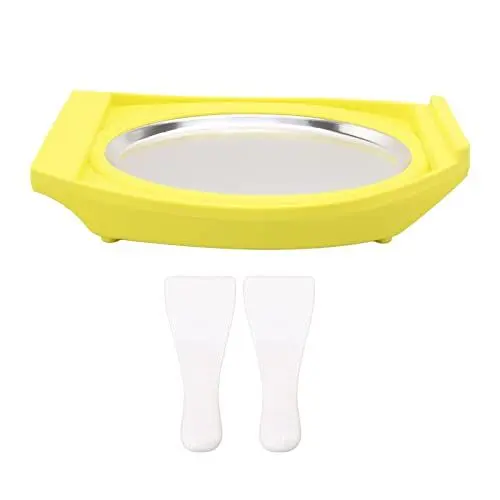 Produktbild: Instant-Eismaschine Rolleismaschine Rolleismaschine Food Grade Interessante Praktische Eiscremerolle Kühlplatte für DIY-Frozen-Joghurt-Maschine (Gelb)