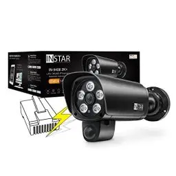 Produktbild: INSTAR IN-9408 2K+ PoE schwarz/LAN/PoE Überwachungskamera mit künstlicher Intelligenz - wetterfeste Außenkamera - IEEE 802.3af Power Over Ethernet - HomeKit - PIR - Weitwinkel - RTSP