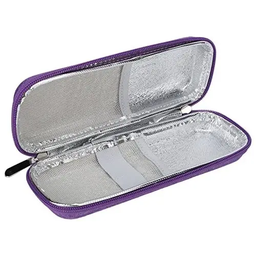 Produktbild: Insulin-Kühler-Reisetasche, Diabetiker-Versorgungs-Organizer, Tragbare Insulin-Stift-Medizin-Diabetiker-Kühltasche für Diabetiker(Lila)