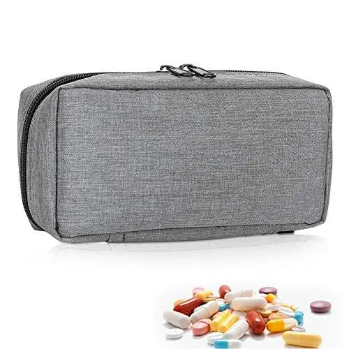 Produktbild: Insulin-Kühltasche, Insulin-Reisetasche, Medizinische EpiPen-Tragetasche, Isoliert, Kleine Insulin-Kühltasche, Diabetiker-Organizer für Insulin-Pens und Insulin-Medizin(Grau)
