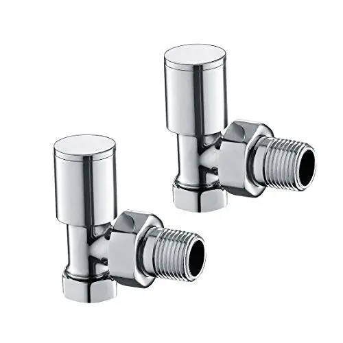 Produktbild: Inta Heizkörperventile, modernes Design, verchromt