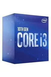 Produktbild: Intel® Core™ i3-10100F Desktop-Prozessor, 4 Kerne, bis zu 4,3 GHz, ohne Prozessorgrafik, LGA1200 (Chipsatz der Intel® 400er Reihe), 65 W