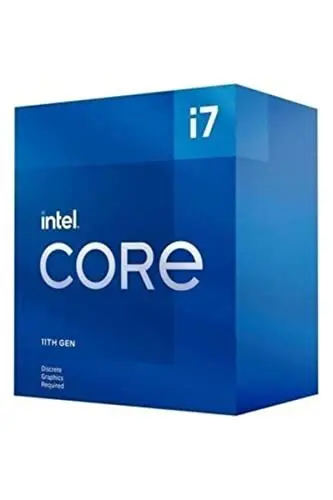 Produktbild: Intel Core i7-11700F 11. Generation Desktop Prozessor (Basistakt: 2.5GHz Tuboboost: 4.8GHz, 8 Kerne, LGA1200) BX8070811700F