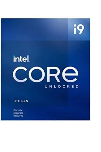 Produktbild: Intel Core i9-11900F 11. Generation Desktop Prozessor (Basistakt: 2.5GHz Tuboboost: 5GHz, 8 Kerne, LGA1200) BX8070811900F, schwarz