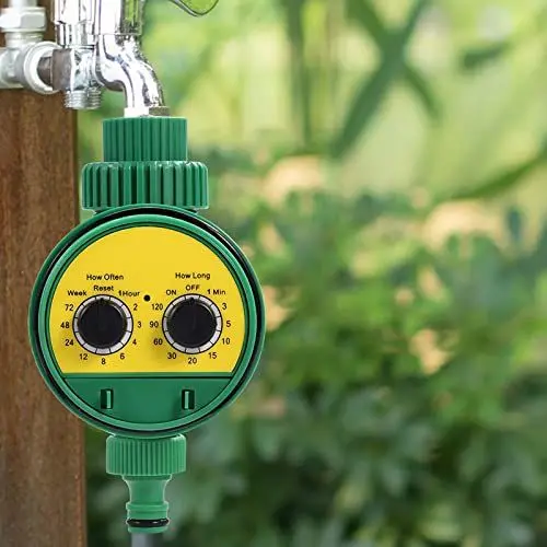 Produktbild: Elektronischer Bewässerungstimer, Gartenbewässerungsregler, Wasserdichtes Material, Effiziente Programmeinstellung, Ideal für den Außenbereich