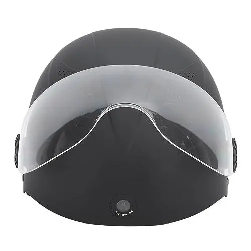 Produktbild: Intelligenter Fahrradhelm mit Magnetischer Schutzbrille, IPX4, 1920 X 1080P, 3000 MAh, WiFi, Dual-Kamera, Fahrradhelm Männer und Frauen