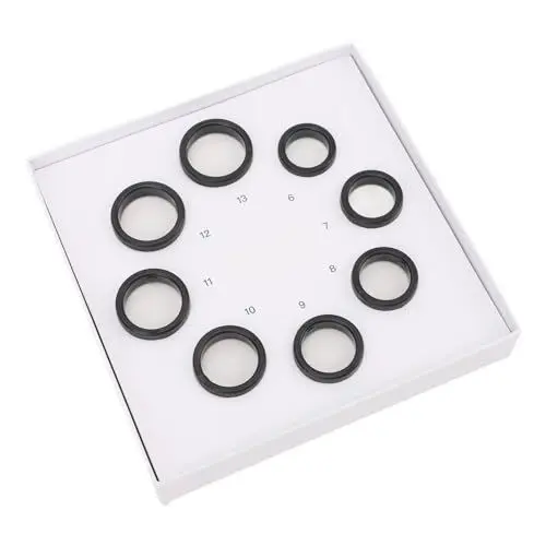 Produktbild: Intelligentes Ringgrößen-Kit, Komfortabel und Genau, Gesundheitsringmodell Zur Auswahl der Am Besten Geeigneten Größe für die Richtige Fingerauswahl