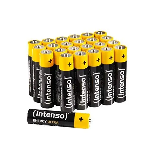 Produktbild: Intenso Energy Ultra AAA Micro LR03 Alkaline Batterien 24er Box, Gelb-Schwarz