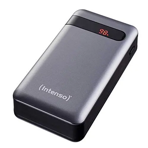 Produktbild: Intenso Powerbank PD 20000 - externer Akku mit Power Delivery & Quick Charge 3.0 (20000mAh, geeignet für Smartphone, Tablet, MP3 Player, Digitalkamera), Anthrazit