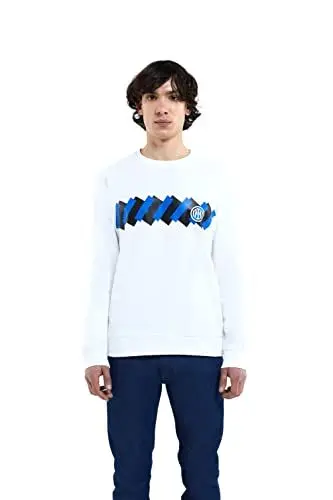 Produktbild: INTER Felpa Girocollo Bianco, Unisex