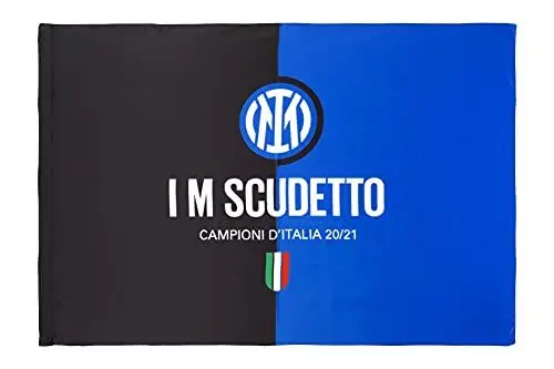 Produktbild: Inter Flagge I M Scudetto 20-21, Championi d'Italia, 100 x 140 cm, Unisex Erwachsene, Schwarz/Blau, 100 x 140 cm