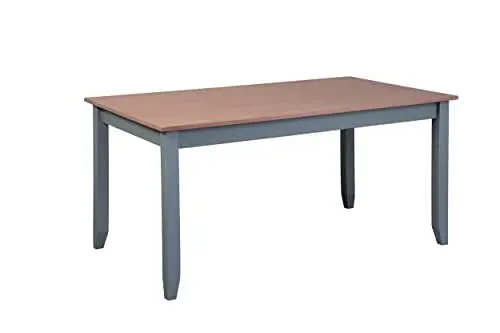 Produktbild: Inter Link - Esstisch - Esszimmertisch - Küchentisch - Kiefer Massivholz - Landhausstil - grau Sepia braun - 160 x 90 cm - Luzerna 1.1