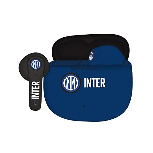 Produktbild: Inter Techmade, kabellose In-Ear-Kopfhörer, mit Ladebox, Schwarz/Hellblau