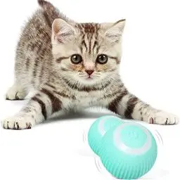 Produktbild: Interaktives Katzenspielzeug Ball, Katzenspielzeug Intelligenz Katzenball Elektrisch, Automatisches Katzenspielzeug für Katzen