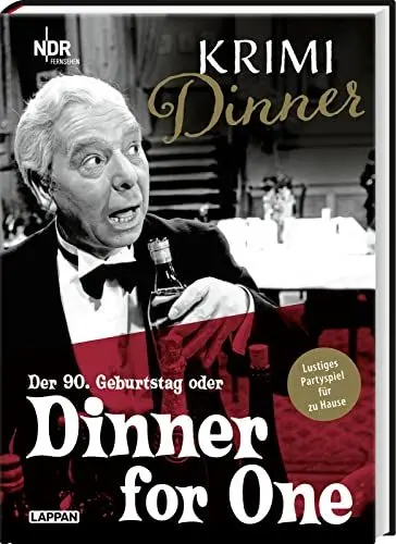 Produktbild: Krimi-Dinner-Buch: Dinner for One: Krimidinner für zu Hause für 7 Personen | Offizielles 