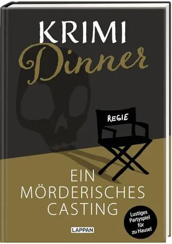 Produktbild: Krimi-Dinner-Buch: Ein mörderisches Casting: Krimi-Rollenspiel für 6-8 Personen mit heraustrennbaren Einladungen, Tischkarten und Rollenheften