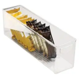 Produktbild: InterDesign bac rangement frigo, petite boîte alimentaire spacieuse en plastique, boîte conservation alimentaire à poignées, transparent, Durchsichtig