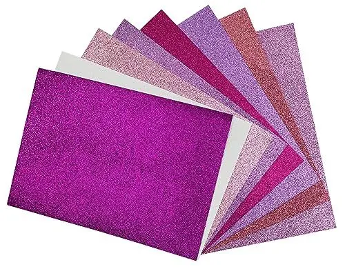 Produktbild: Interdruk IPIANC018 Bastelschaum, Glitter Sweet, A4, 8 Count