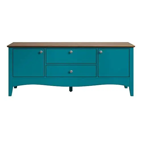 Produktbild: Inter-Furn Lissabon Lowboard, Kiefer, Blau/Braun, 140 x 58 x 42 cm