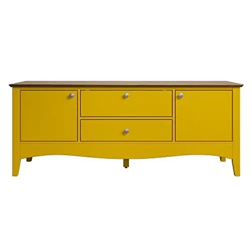 Produktbild: Inter-Furn Lissabon Lowboard, Kiefer, Gelb/Braun, 140 x 58 x 42 cm