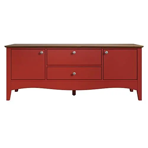 Produktbild: Inter-Furn Lissabon Lowboard, Kiefer, Rot/Braun, 140 x 58 x 42 cm