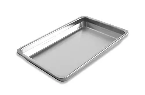 Produktbild: intergrill 800° Grill Gastroschale 34 x 22,5 x 3,4 cm XL Tief | Edelstahl Grillschale | Auffangschale Fettschale | Perfekt für Restaurant & BBQ