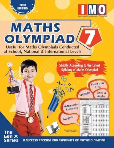 Produktbild: International Maths Olympiad - Class 7 (With OMR Sheets): Theories with Examples, MCQS & Solutions, Previous Questions, Model Test Papers