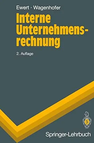 Produktbild: Interne Unternehmensrechnung (Springer-Lehrbuch)
