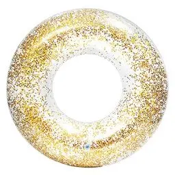 Produktbild: Intex 56274NP - Aufblasbarer Schwimmring Glitter, Vinyl, Mehrfarbig, 107 cm