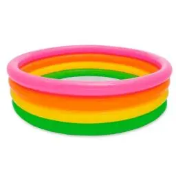 Produktbild: Intex 56441NP - Aufblasbarer Pool Sunset Glow, Vier Ringe, Vinyl, Mehrfarbig, 168x46 cm