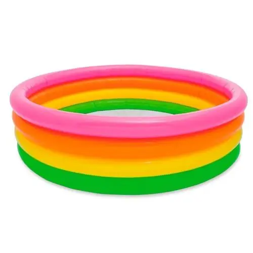Produktbild: Intex 56441NP - Aufblasbarer Pool Sunset Glow, Vier Ringe, Vinyl, Mehrfarbig, 168x46 cm