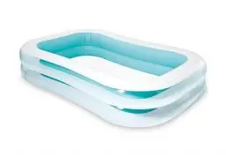 Produktbild: Intex 56483NP - Aufblasbarer Familienpool Rechteckig, Vinyl, Mehrfarbig, 262x175x56 cm