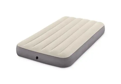 Produktbild: Intex 64101 - Luftmatratze Einzelbett Dura-Beam Single High, Aufblasbare Matratze mit Ventil, Geeignet für 1 Person, PVC, Mehrfarbig, 99x191x25 cm