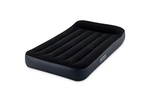 Produktbild: Intex 64141 Dura Beam Pillow Rest Einzelmatratze mit Fiber Tech-Technologie, ohne elektrische Pumpe, 99 x 191 x 25 cm Schwarz California King
